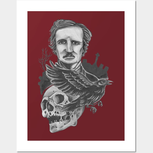 Edgar Allan Poe Wall Art by JohnKing